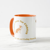 Tasse von Paws Corgi (Vorderseite Links)