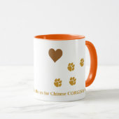 Tasse von Paws unterstützen (VorderseiteRechts)