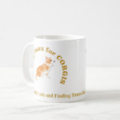 Tasse von Paws weiß (Vorderseite Links)