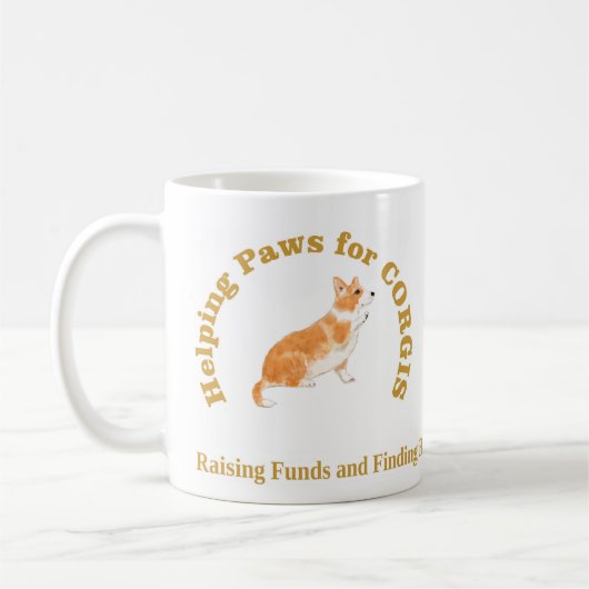 Tasse von Paws weiß (Links)