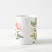 Tasse von Peony and Gold Foil Bloms (Mittel)