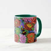 Tasse von Peony und Chrysanthemum (VorderseiteRechts)