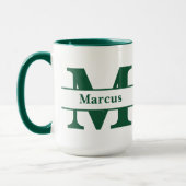 Tasse von personalisierten Buchstaben und Namen (Links)