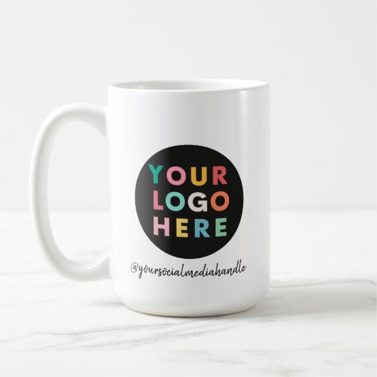 Tasse von personalisierten Werbeplakaten (Links)