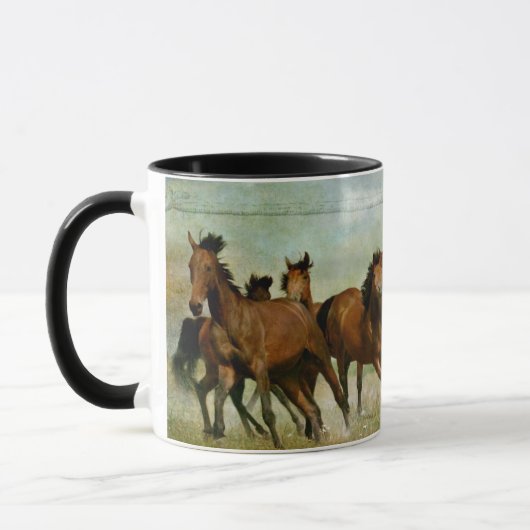 Tasse von Pferden, Reitfreunde (Links)