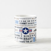 Tasse von Piloten mit Piloten Lingo und A-10 (Mittel)
