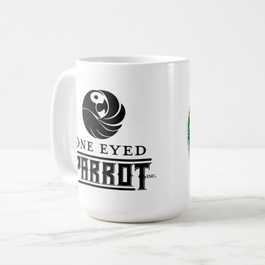 Tasse von R&N-Logos (Vorderseite Links)