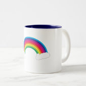 Tasse von Regenbogen und Wolken (VorderseiteRechts)