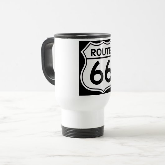 Tasse von Reise „ROUTE 66 " (Vorderseite Links)