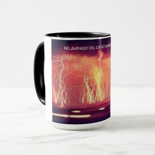 Tasse von Relámpago del Catatumbo - Venezuela. (Vorderseite Links)