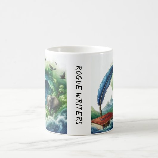 Tasse von Rogue Writers-Logos (Mittel)