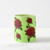 Tasse von rote Rosen (Zentrum)