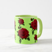 Tasse von rote Rosen (VorderseiteRechts)