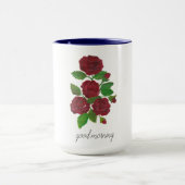 Tasse von rote Rosen (Zentrum)