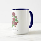 Tasse von rote Rosen (VorderseiteRechts)