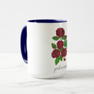 Tasse von rote Rosen
