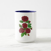 Tasse von rote Rosen (Zentrum)