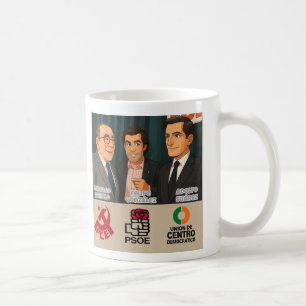 Tasse von Santiago Carrillo und der Transition