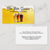 Tasse von Schaumbier | Brew Visitenkarte (Vorne/Hinten)