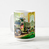 Tasse von Schlachtläufen (Vorderseite Links)