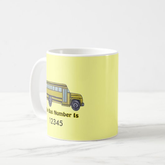 Tasse von Schulbussen (Vorderseite Links)