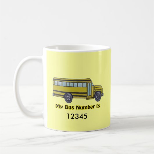 Tasse von Schulbussen (Links)