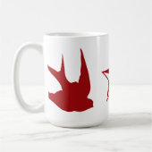 Tasse von Schwalben und Sternen (Links)