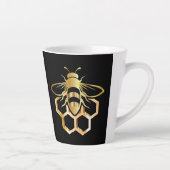 Tasse von Schwarzen und Goldbienen (Rechts)