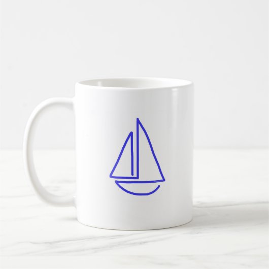 Tasse von Segelbooten (Links)