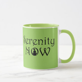 Tasse von "Serenity Now" - einzigartige Yoga-Gesch