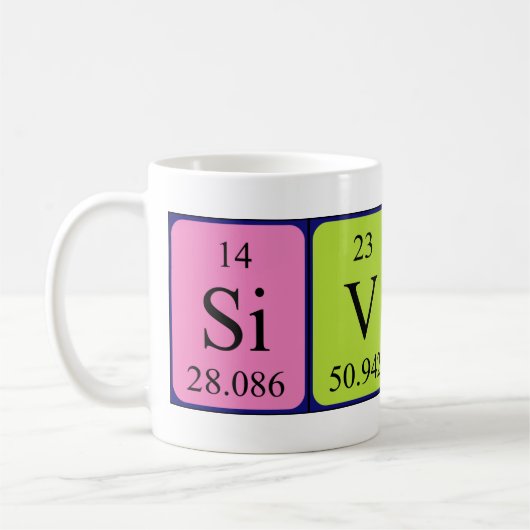 Tasse von Sivered Periodennamen (Links)