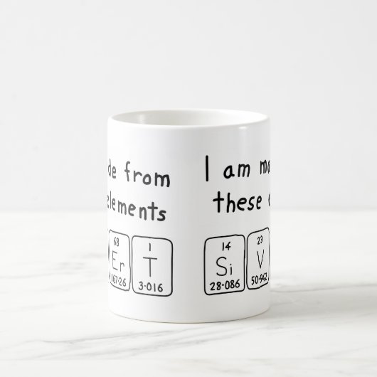 Tasse von Sivered Periodennamen (Mittel)