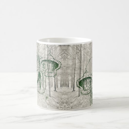 Tasse von Skull und Wald (Mittel)