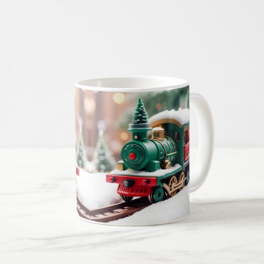 Tasse von Spielzeugzug (VorderseiteRechts)