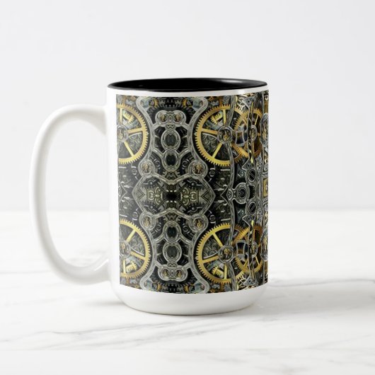 Tasse von Steampunk-Metallgeeren (Links)