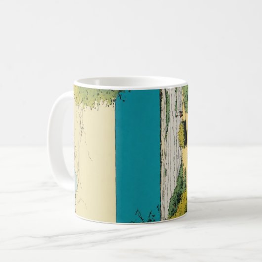 Tasse von Stift und Tinte (Vorderseite Links)