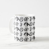 Tasse von Strandsymbolen (Vorderseite Links)