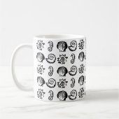 Tasse von Strandsymbolen (Links)