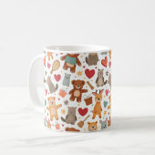 Tasse von süße Tier-Zeichen (Vorderseite Links)