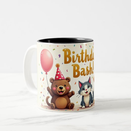 Tasse von tierischem Party (Vorderseite Links)