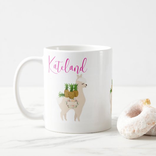 Tasse von Tierkaffee (Mit Donut)