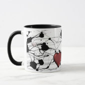 Tasse von Tinte und Herz (Links)