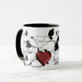 Tasse von Tinte und Herz (Vorderseite Links)