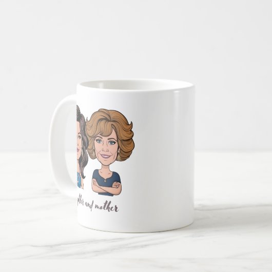 Tasse von Tochter und Mutter (Vorderseite Links)