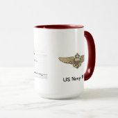 TASSE von US-Marine-Piloten (VorderseiteRechts)