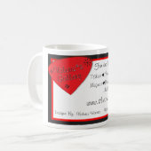 Tasse von Valerie Gallery-Logos (Vorderseite Links)