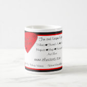 Tasse von Valerie Gallery-Logos (Mittel)