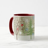 Tasse von Vögeln (Vorderseite Links)