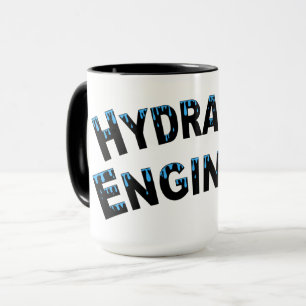 Tasse von Wassertropfen für Hydraulikanlagen