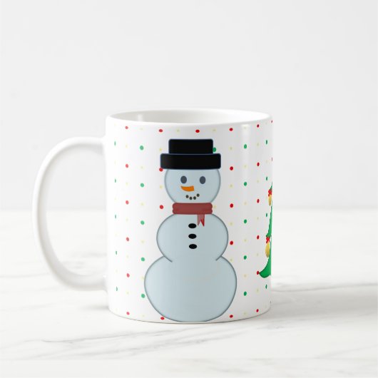 Tasse von Weihnachten grenzt an (Links)